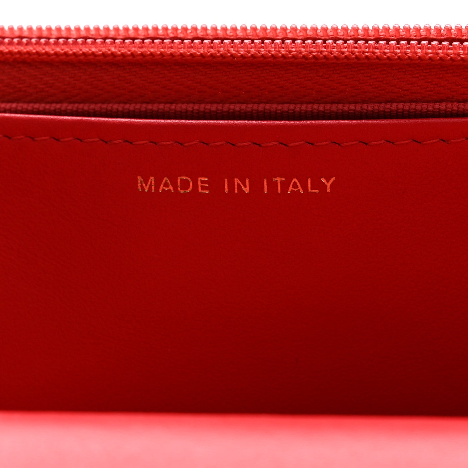 Chanel Lambskin Resin Quilted Wallet On Chain WOC Red 7 of 12