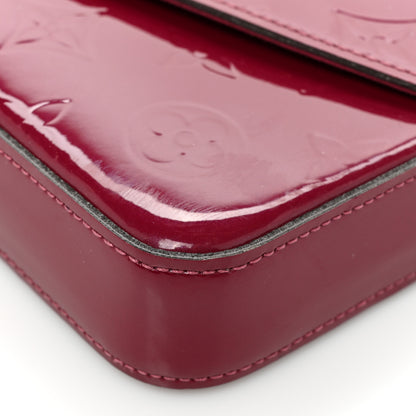 Louis Vuitton Vernis Felicie Chain Wallet Magenta 15 of 20