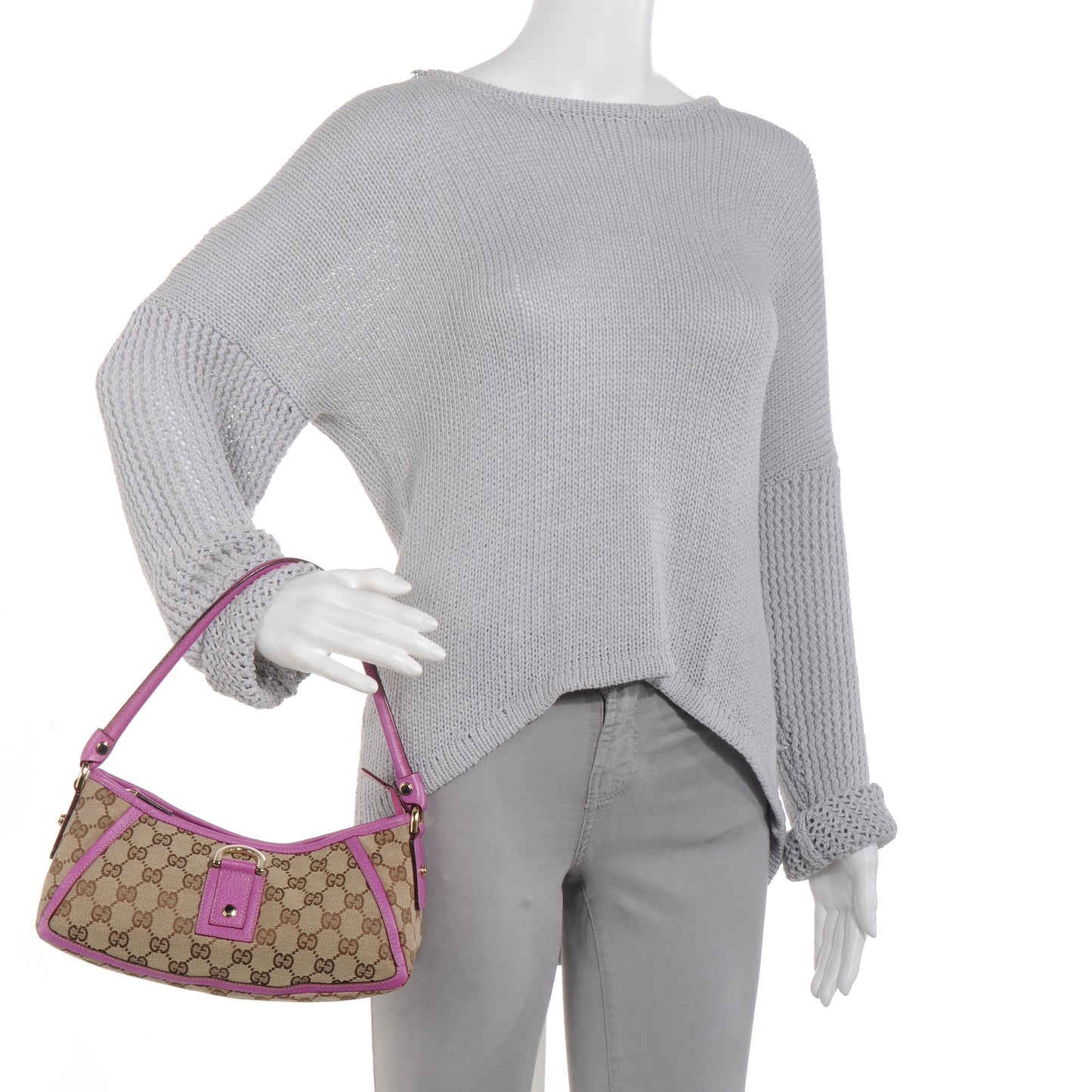 Monogram Abbey Pochette Fuchsia