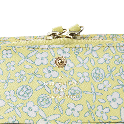 Louis Vuitton Monogram Fleuri Insolite Wallet PM Yellow 6 of 8