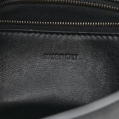 Balenciaga Extra Supple Calfskin Crocodile Embossed Monochrome XS Downtown Shoulder Bag Black 7 of 11