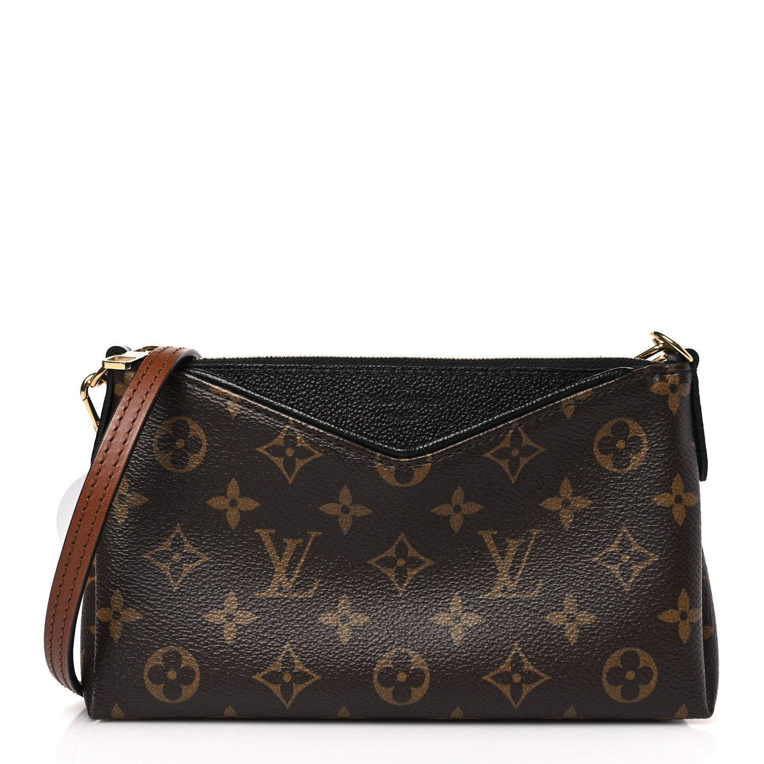 Louis Vuitton Monogram Pallas Clutch Black 1 of 9