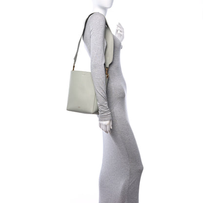 Celine Soft Grained Calfskin Small Sangle Bucket Bag Grey 3 of 12