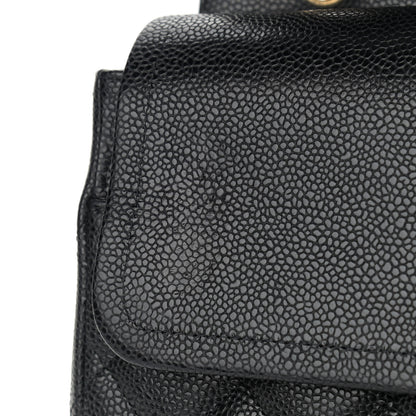 Chanel Caviar Quilted Maxi Double Flap Black 8 of 13