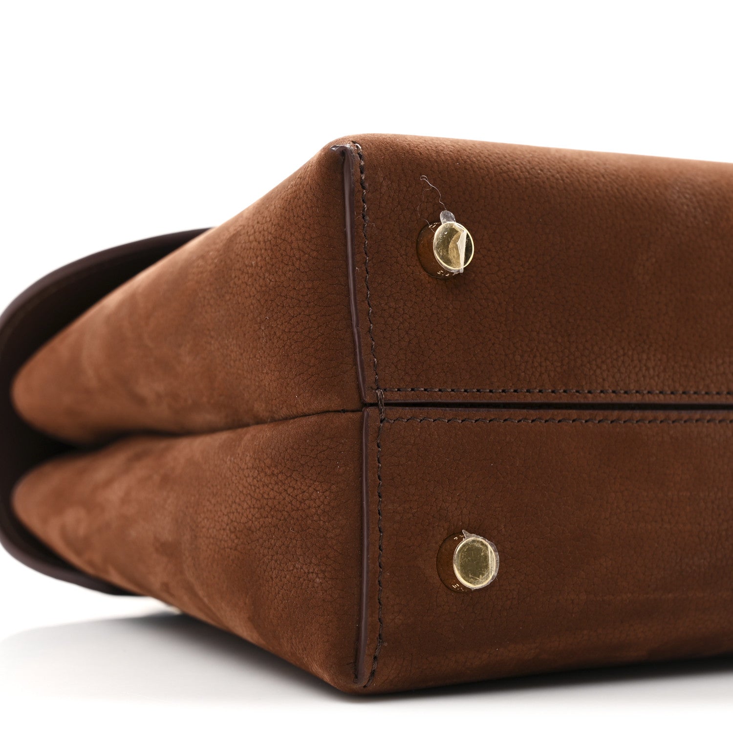 Celine Grained Nubuck Calfskin Medium Nino Chestnut 11 of 13