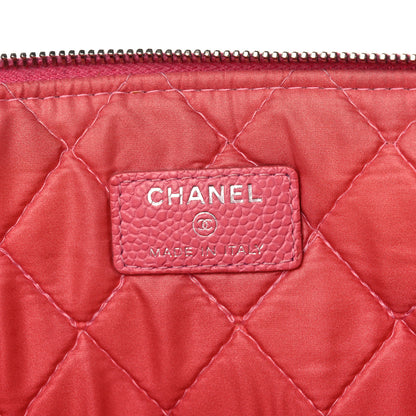 Chanel Caviar Quilted Large Cosmetic Case Rose Pink 6 of 9