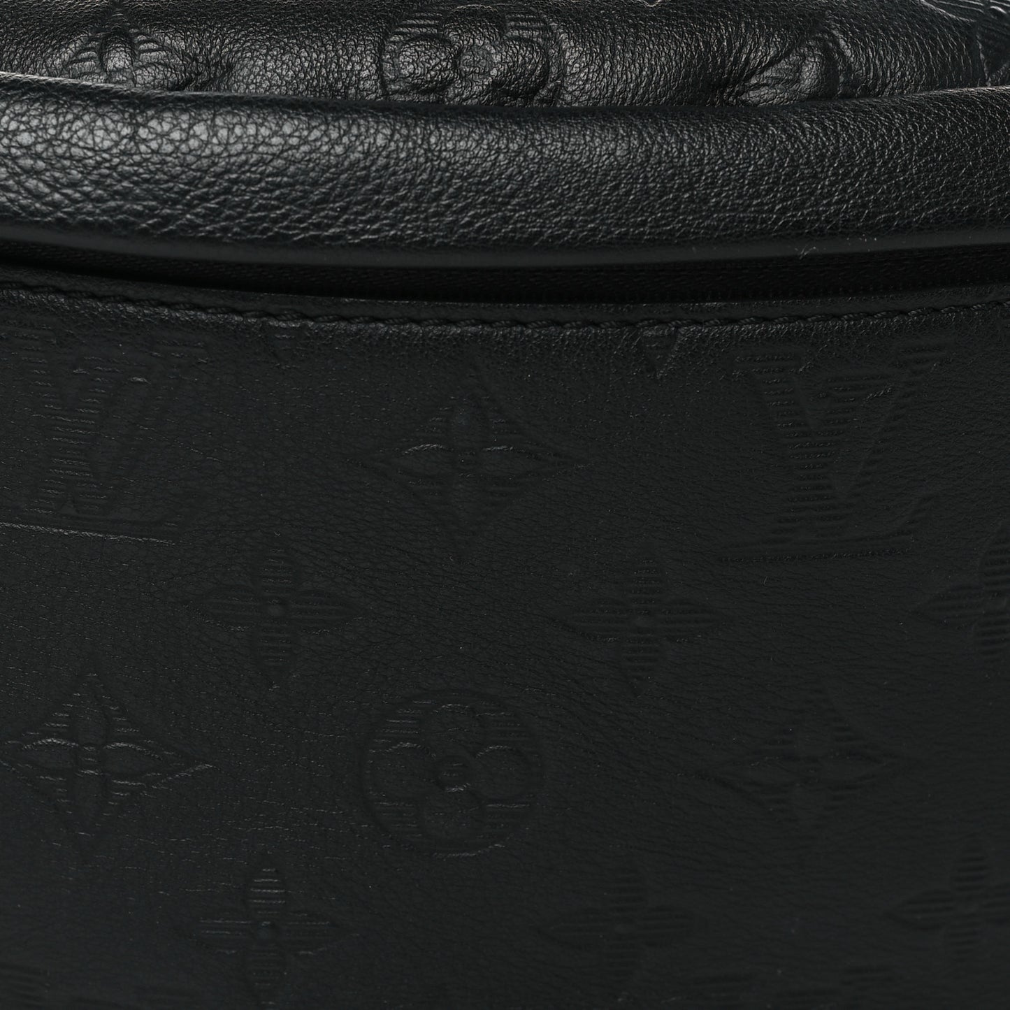 Calfskin Monogram Shadow Discovery Bumbag PM Black