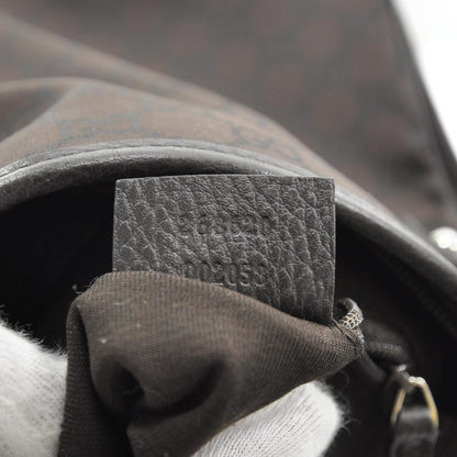 Gucci Nylon Monogram Jolicoeur Charms Messenger Brown 8 of 9