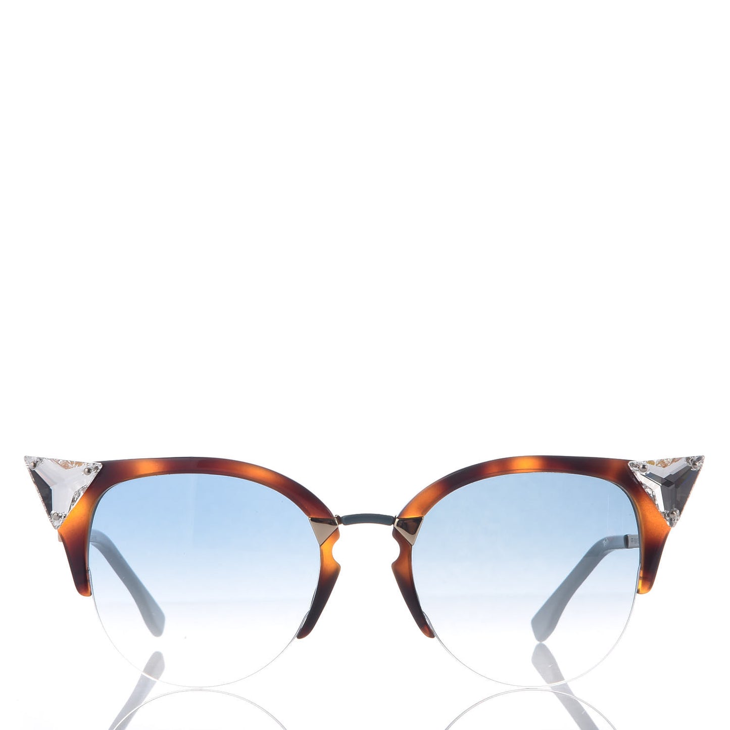 Iridia Cat Eye Sunglasses FF 0041/S Brown