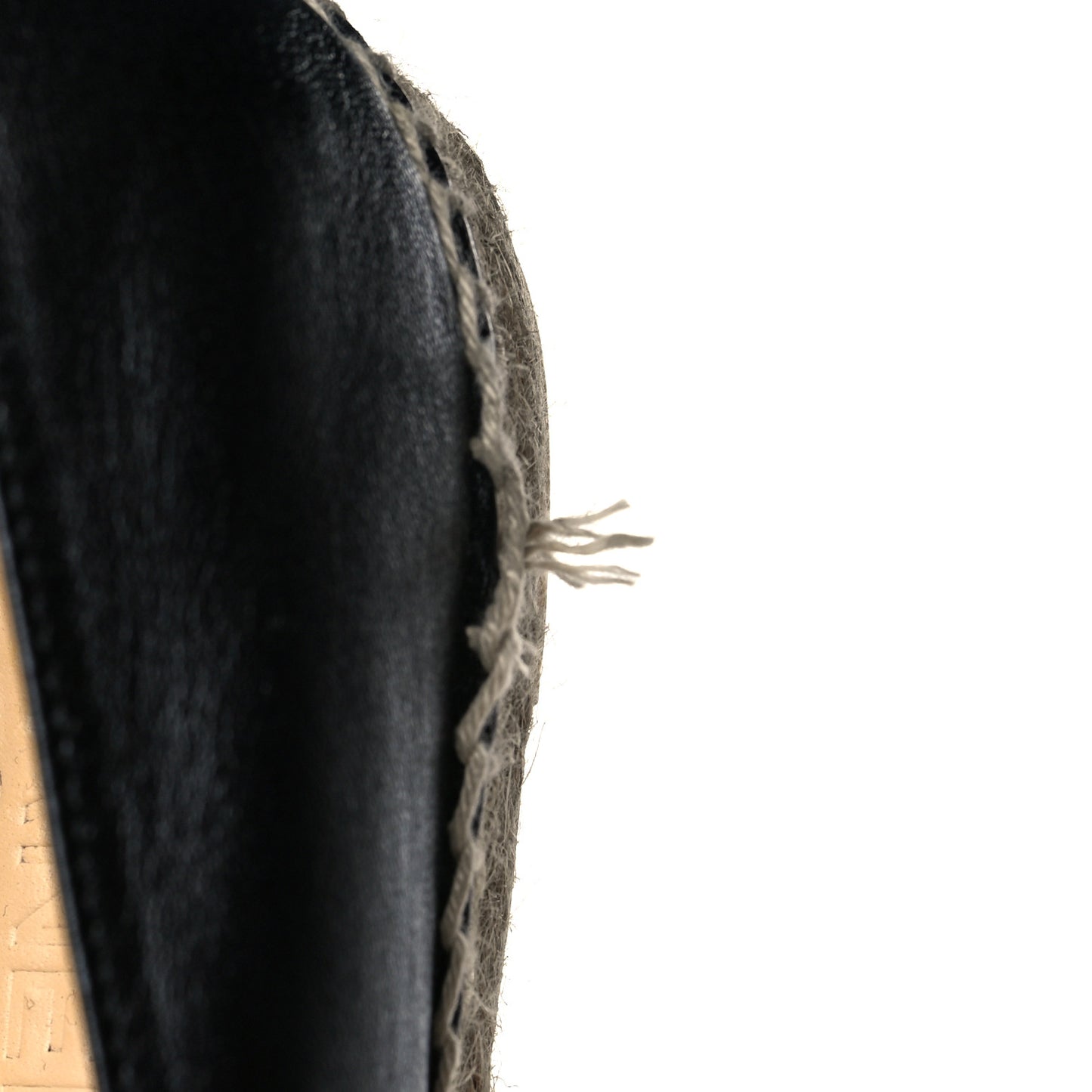 Lambskin CC Espadrilles 41 Black