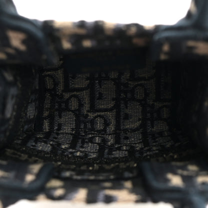 Christian Dior Oblique Mini Book Tote Phone Bag Blue 5 of 11