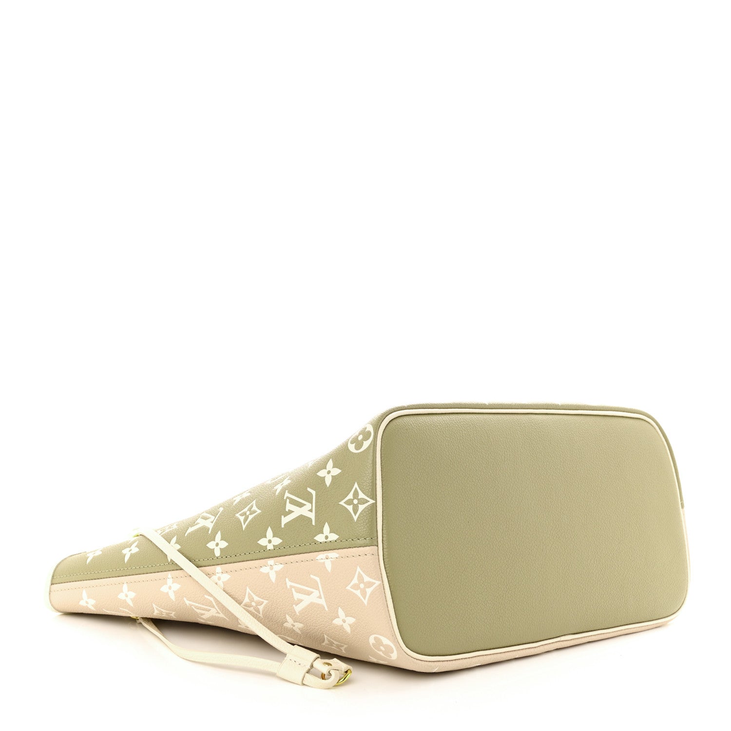 Louis Vuitton Empreinte Monogram Spring In The City Neverfull MM Kaki Beige Cream 4 of 9