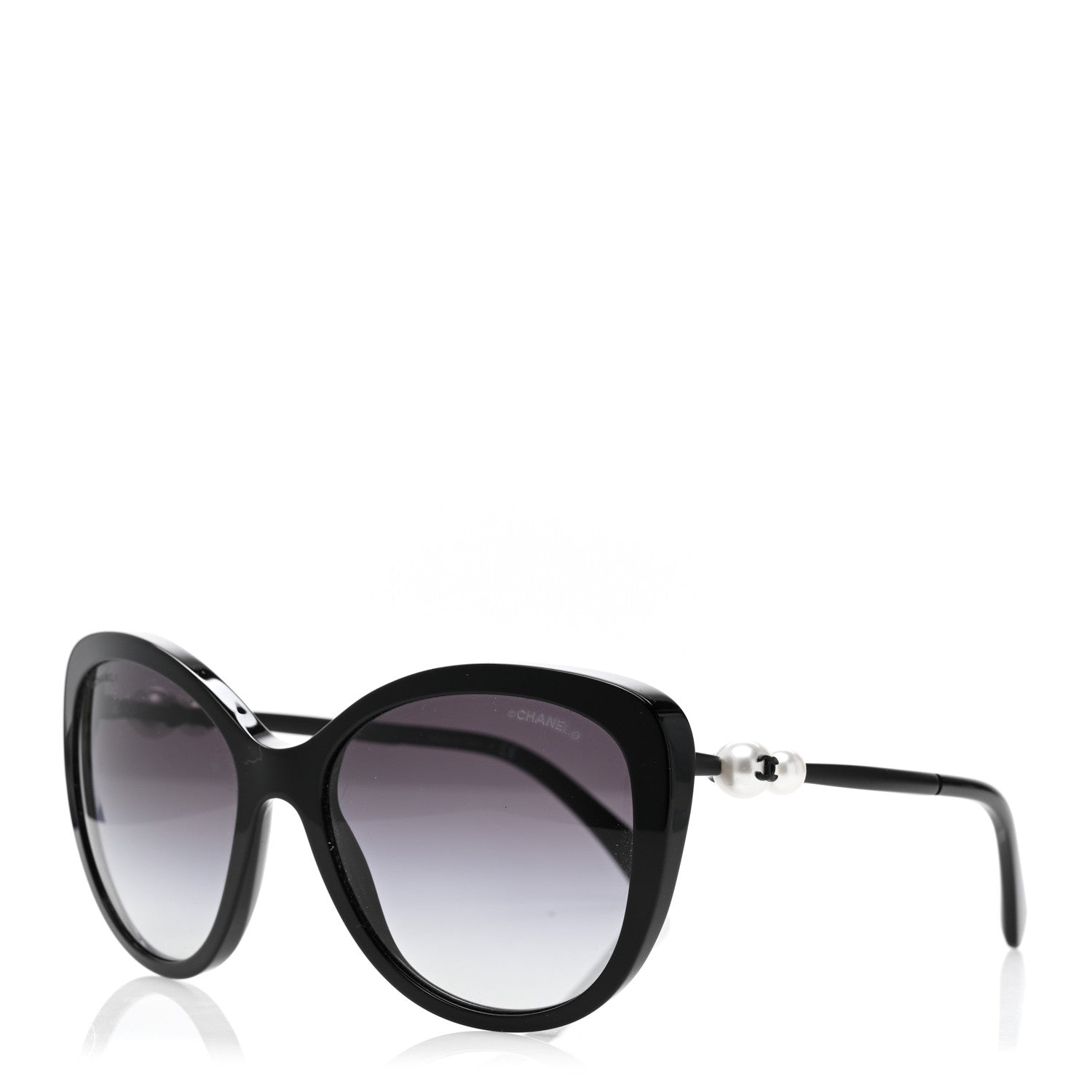 Chanel Pearl Sunglasses 5338-H Black 1 of 8