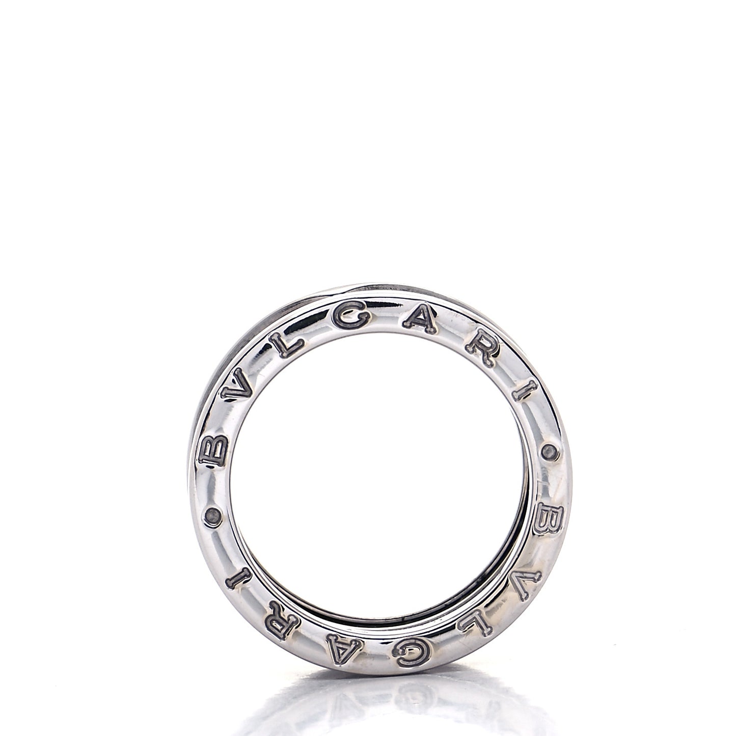 18K White Gold B.Zero1 Four-Band Ring 54 7