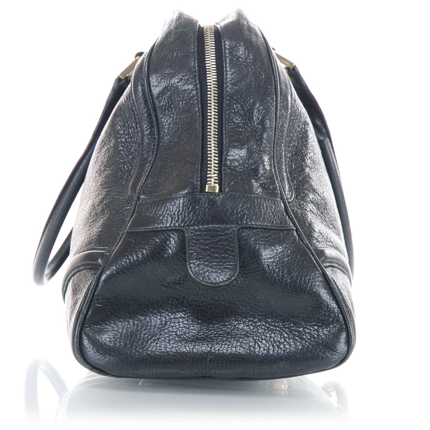 Leather Blondie Bowler Black