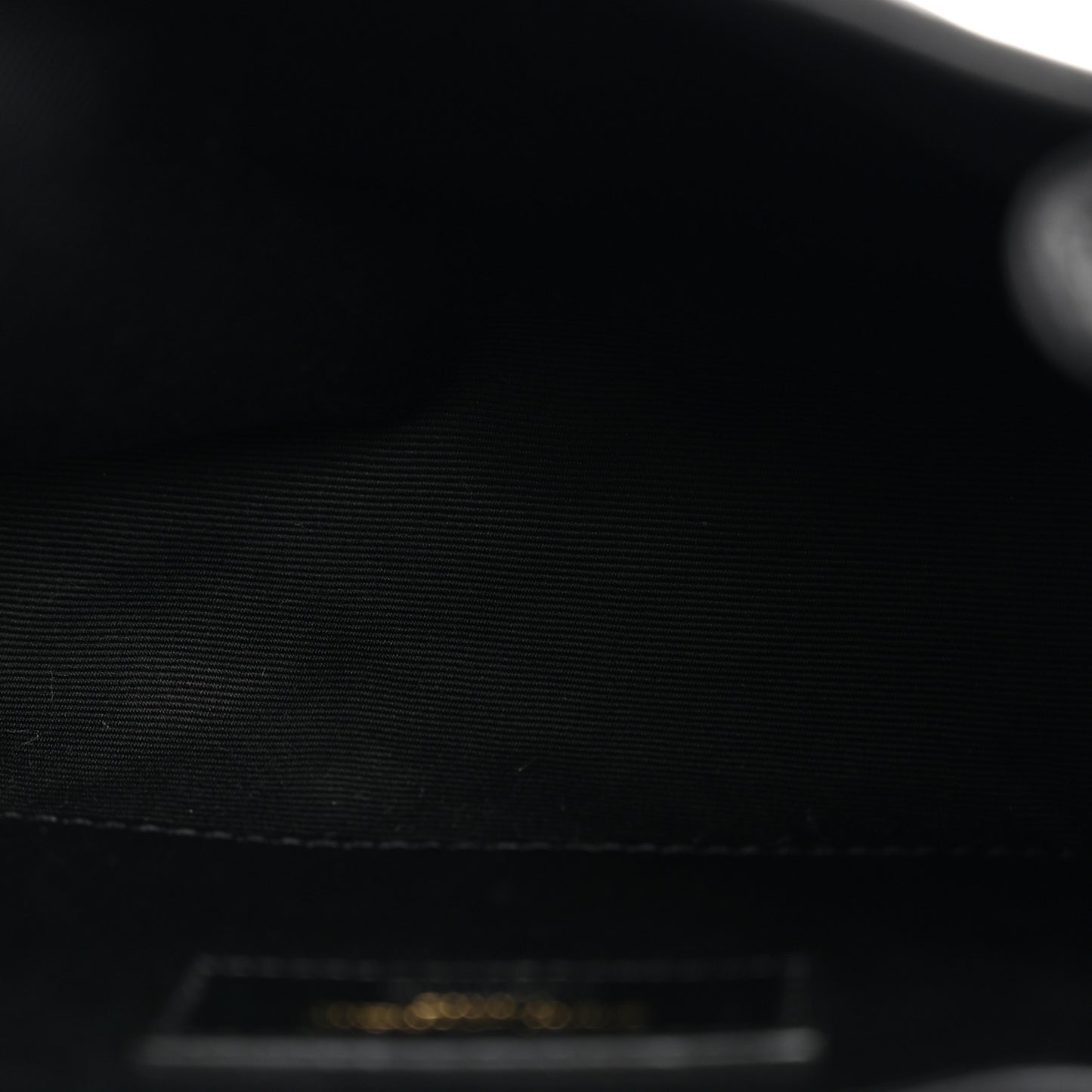 Lambskin Quilted Monogram Mini Nolita Black