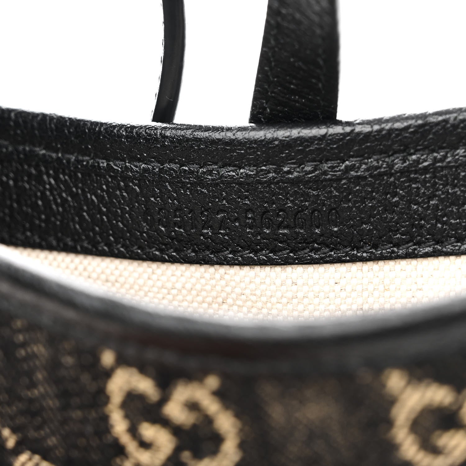 Gucci Jacquard Black Denim GG Monogram Textured Dollar Calfskin Mini Jackie 1961 Hobo Black Ivory 7 of 10