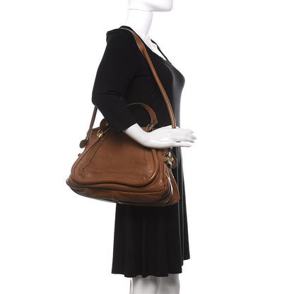 Chloe Calfskin Large Paraty Speculoos Brown 2 of 16