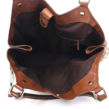Gucci Monogram Large Sukey Tote Brown 5 of 13