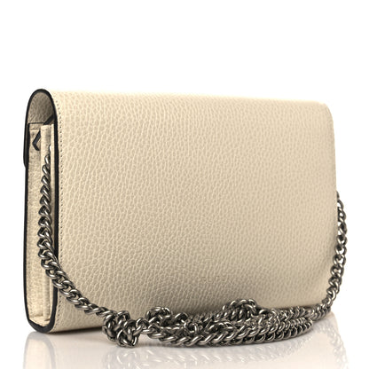 Gucci Dollar Calfskin Mini Dionysus Chain Wallet Mystic White 3 of 8