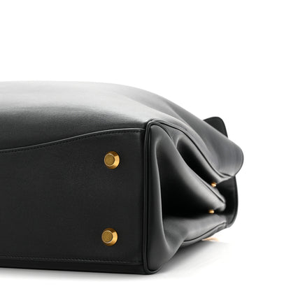 Balenciaga Smooth Calfskin Large Rodeo Top Handle Handbag Black 9 of 9