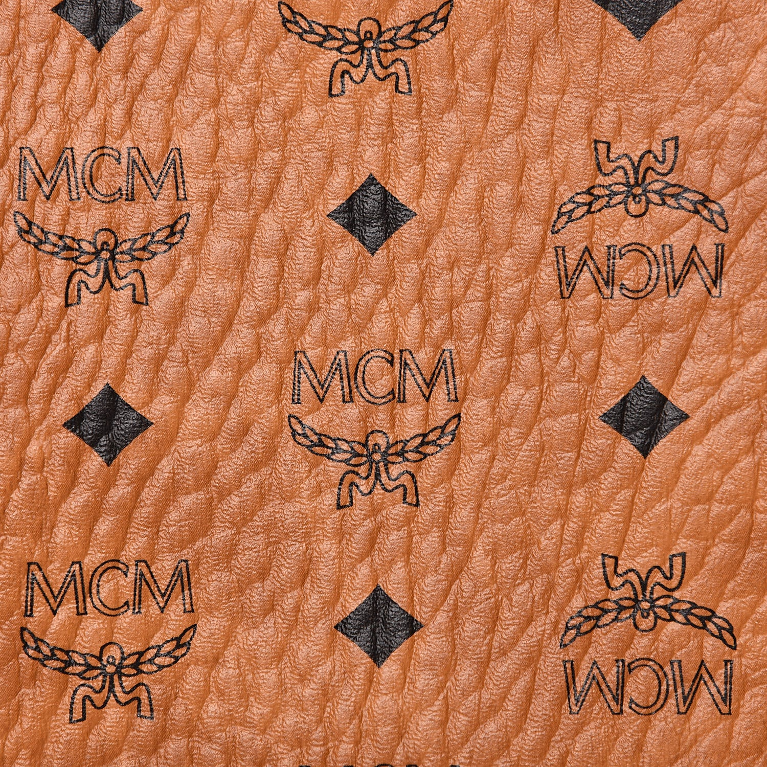 MCM Calfskin Visetos Ottomar Messenger Cognac 7 of 10