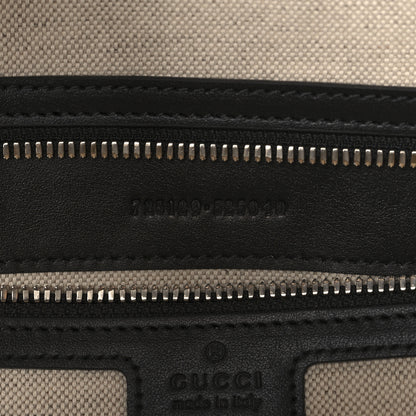 Gucci Calfskin GG Tennis Embossed Large Duffle Bag Black 6 of 11