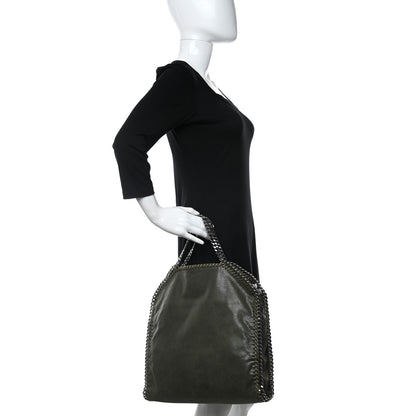 Stella McCartney Shaggy Deer Small Falabella Tote Olive 2 of 10