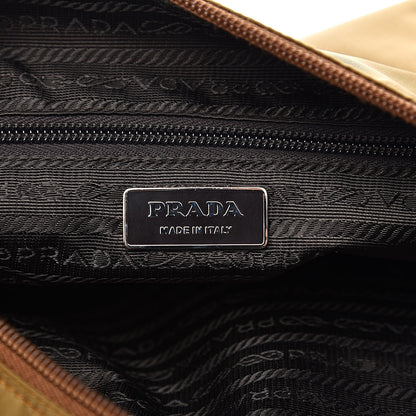 Prada Nylon Vela Sport Flat Messenger Bag Tabacco 6 of 9