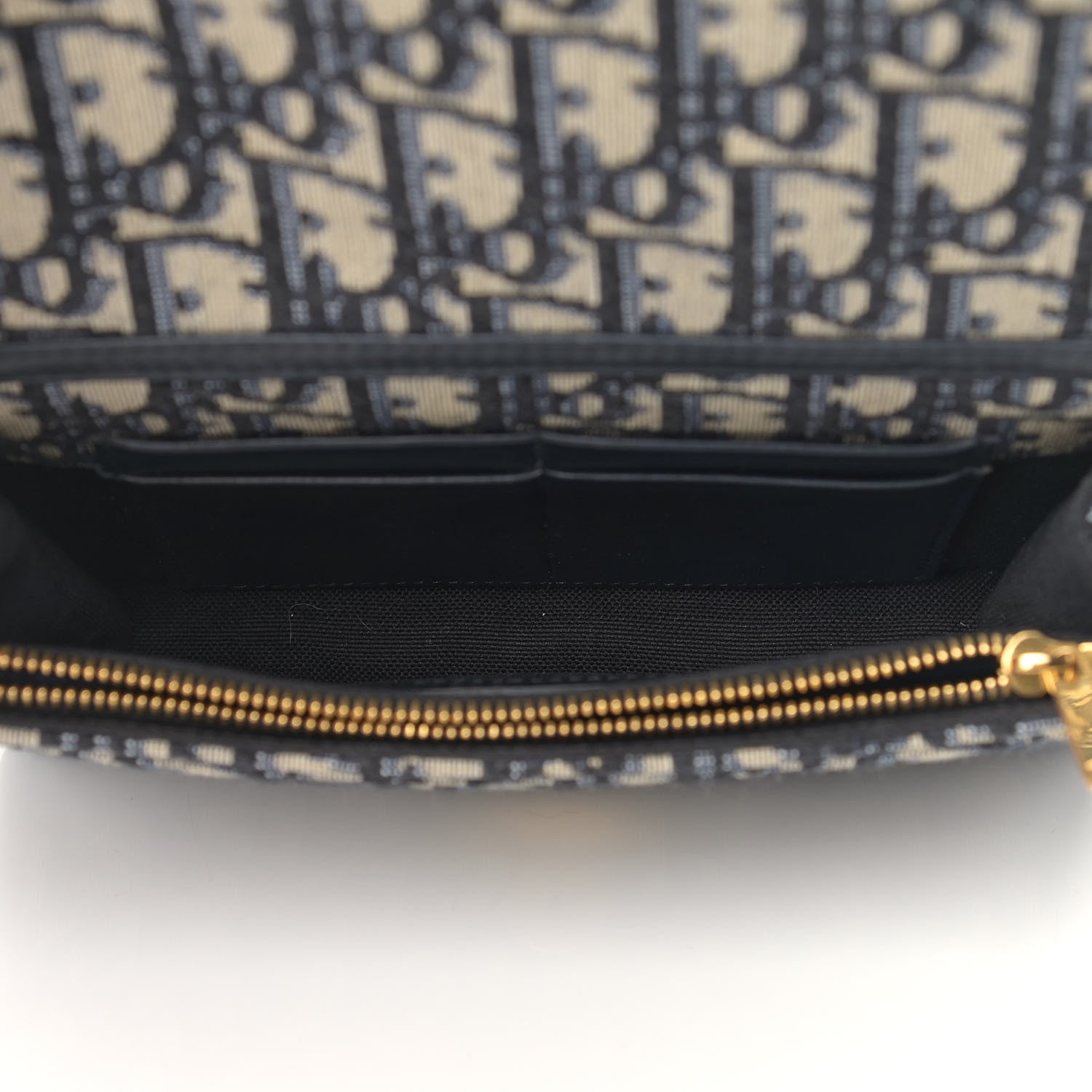 Christian Dior Oblique 30 Montaigne 2-In-1 Pouch Blue 7 of 10