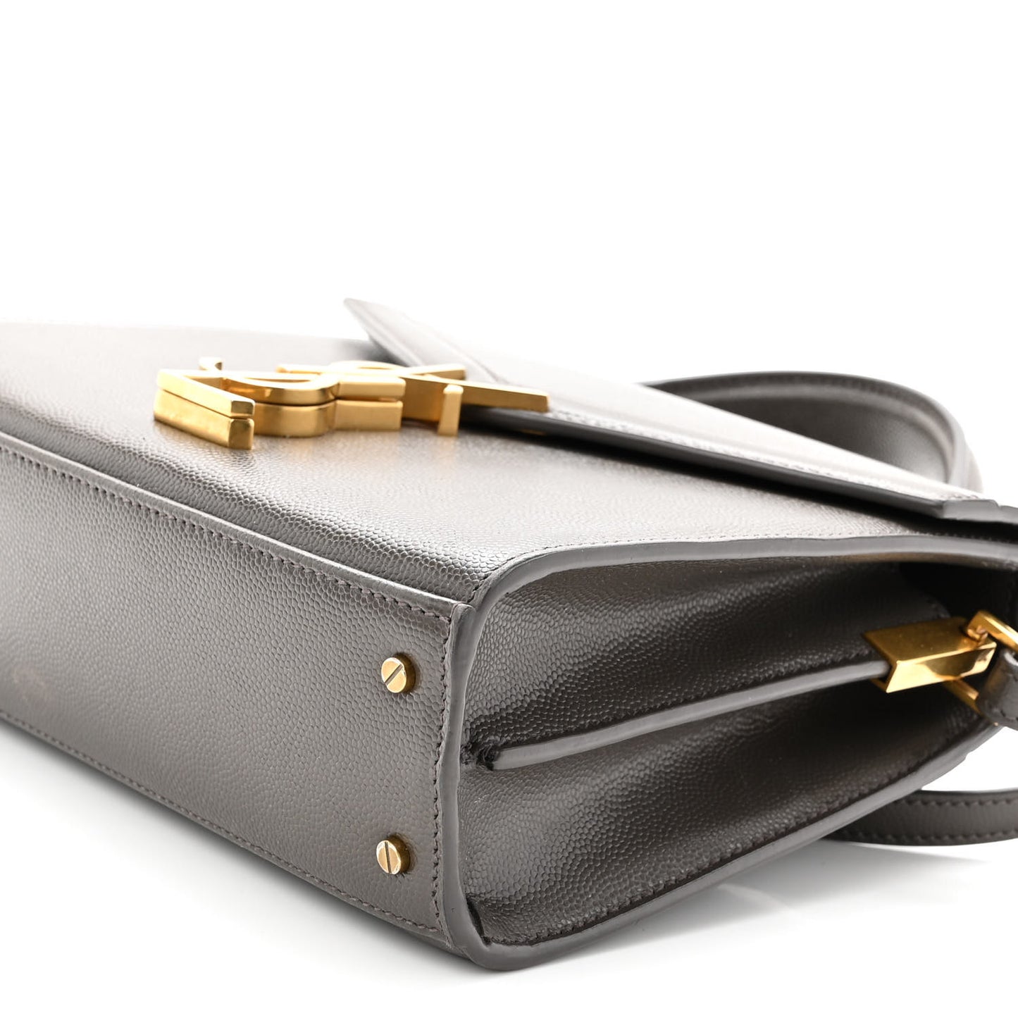 Grain de Poudre Mini Classic Monogram Cassandra Top Handle Dark Smog