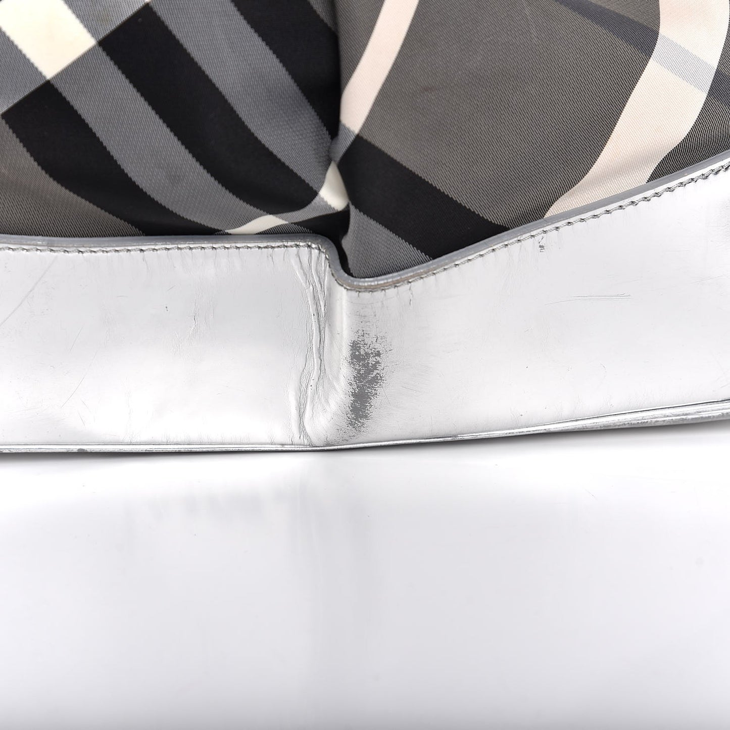 Nylon Beat Check Lowry Silver