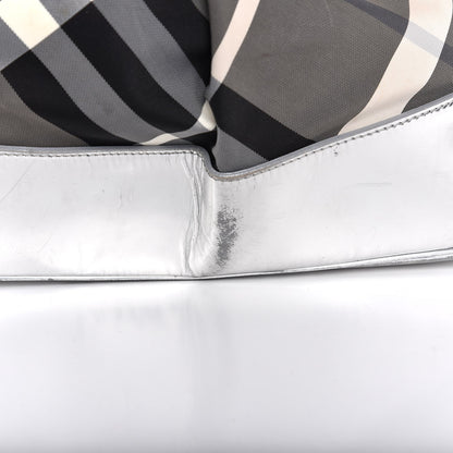 Burberry Nylon Beat Check Lowry Silver 27 of 27