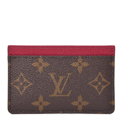 Louis Vuitton Monogram Card Holder Fuchsia 1 of 8