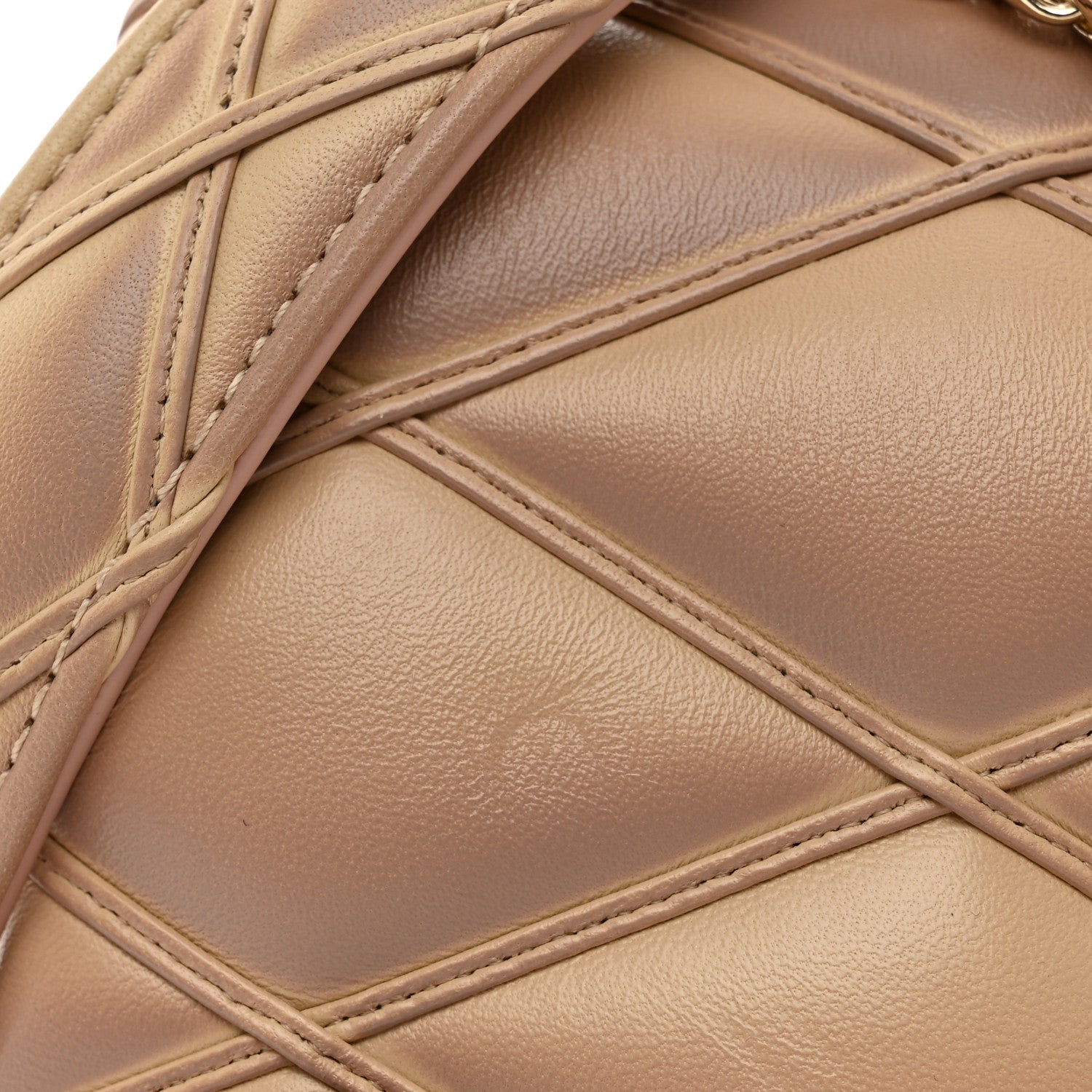 Louis Vuitton Lambskin Malletage Top Handle GO-14 MM Beige Rose 10 of 10