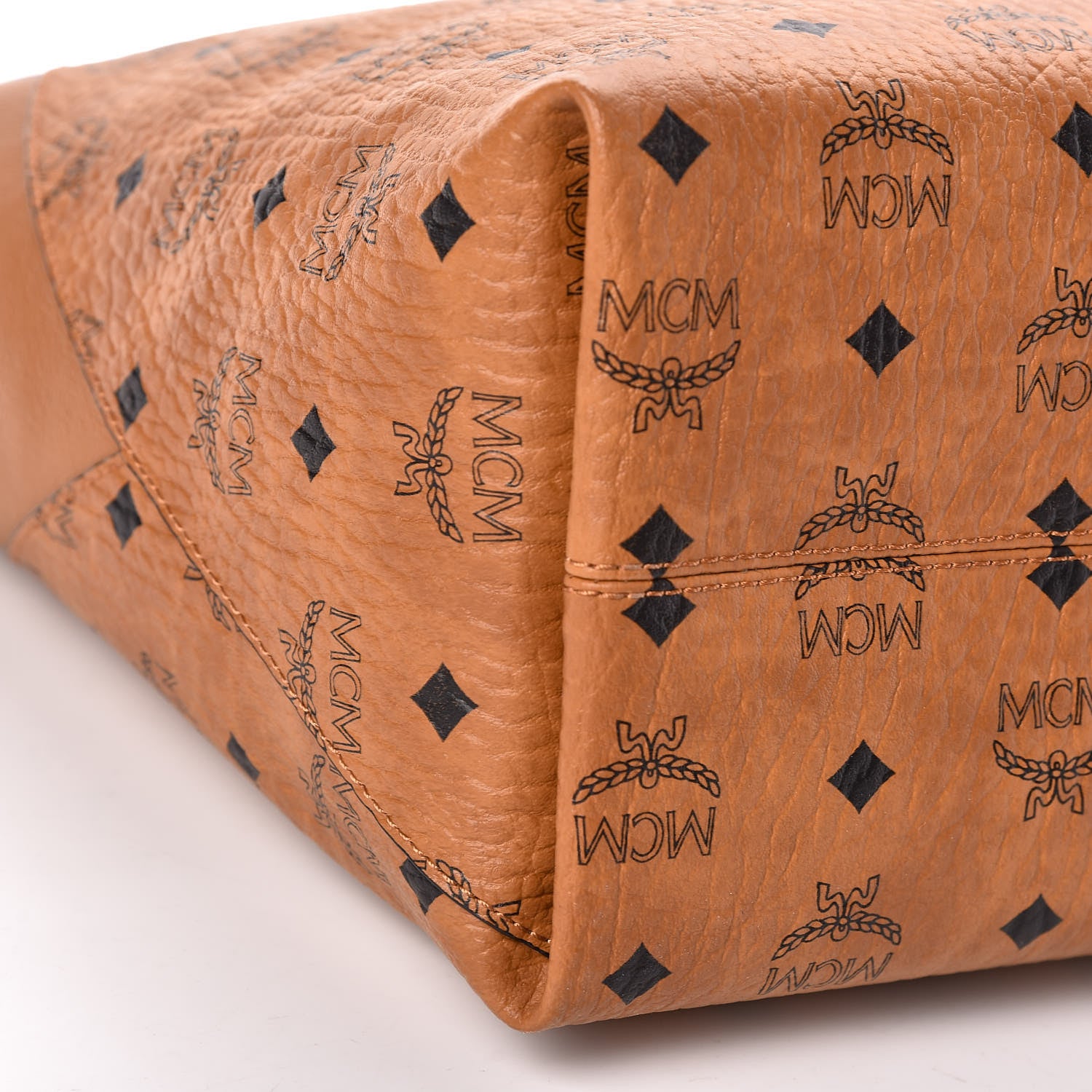 MCM Visetos Large Klara Hobo Cognac 10 of 12