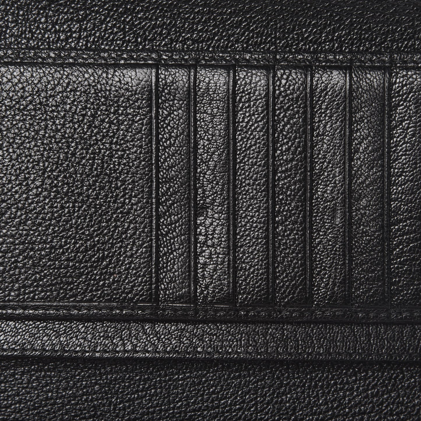 Goatskin Madras Love Envelope Wallet Black
