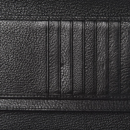 Miu Miu Goatskin Madras Love Envelope Wallet Black 9 of 9