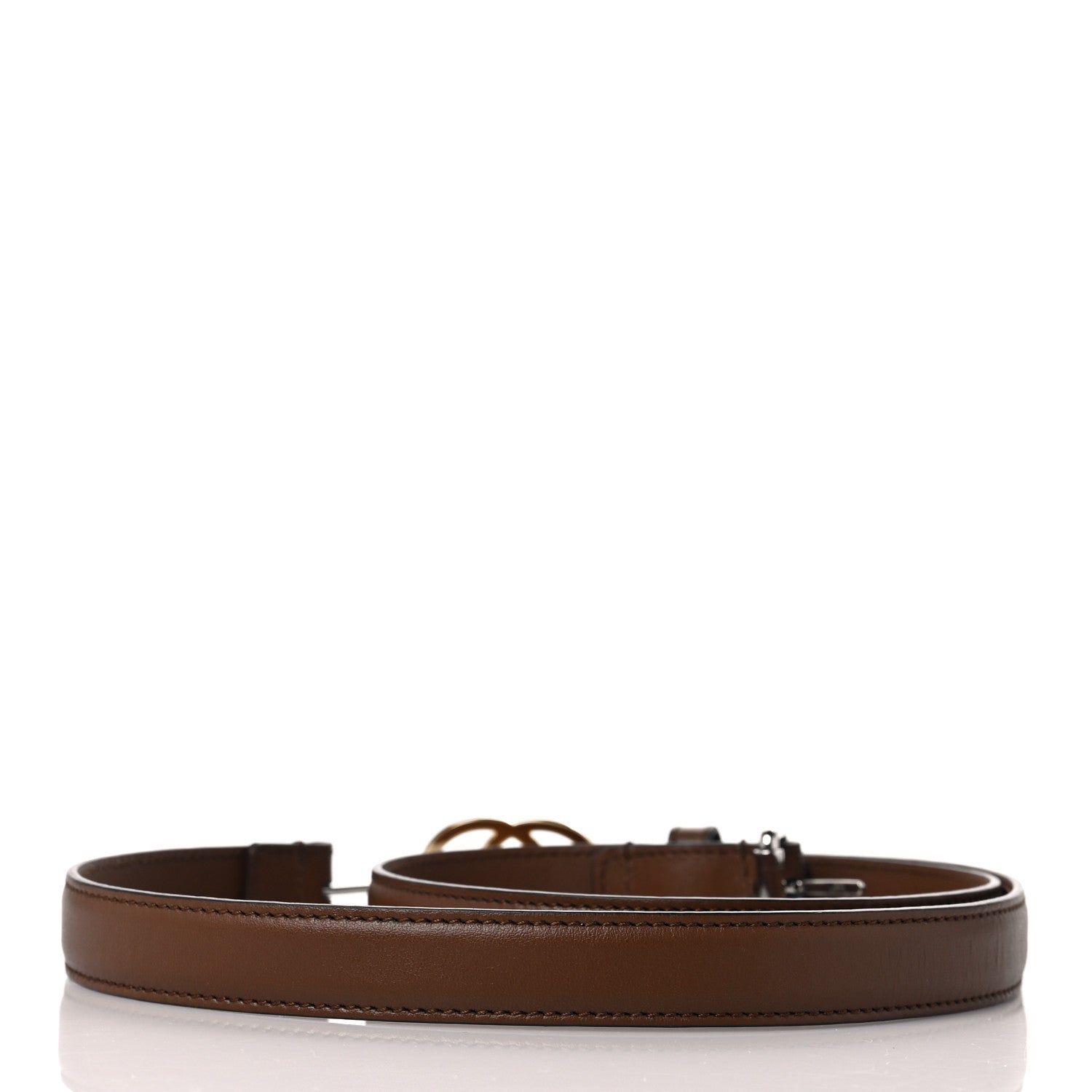 Gucci Calfskin Interlocking G Buckle Belt 90 36 Brown Sugar 3 of 6