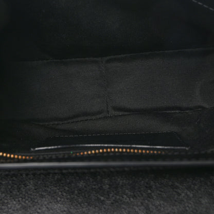 Marc Jacobs Textured Calfskin The J Link Shoulder Bag Black White 5 of 9