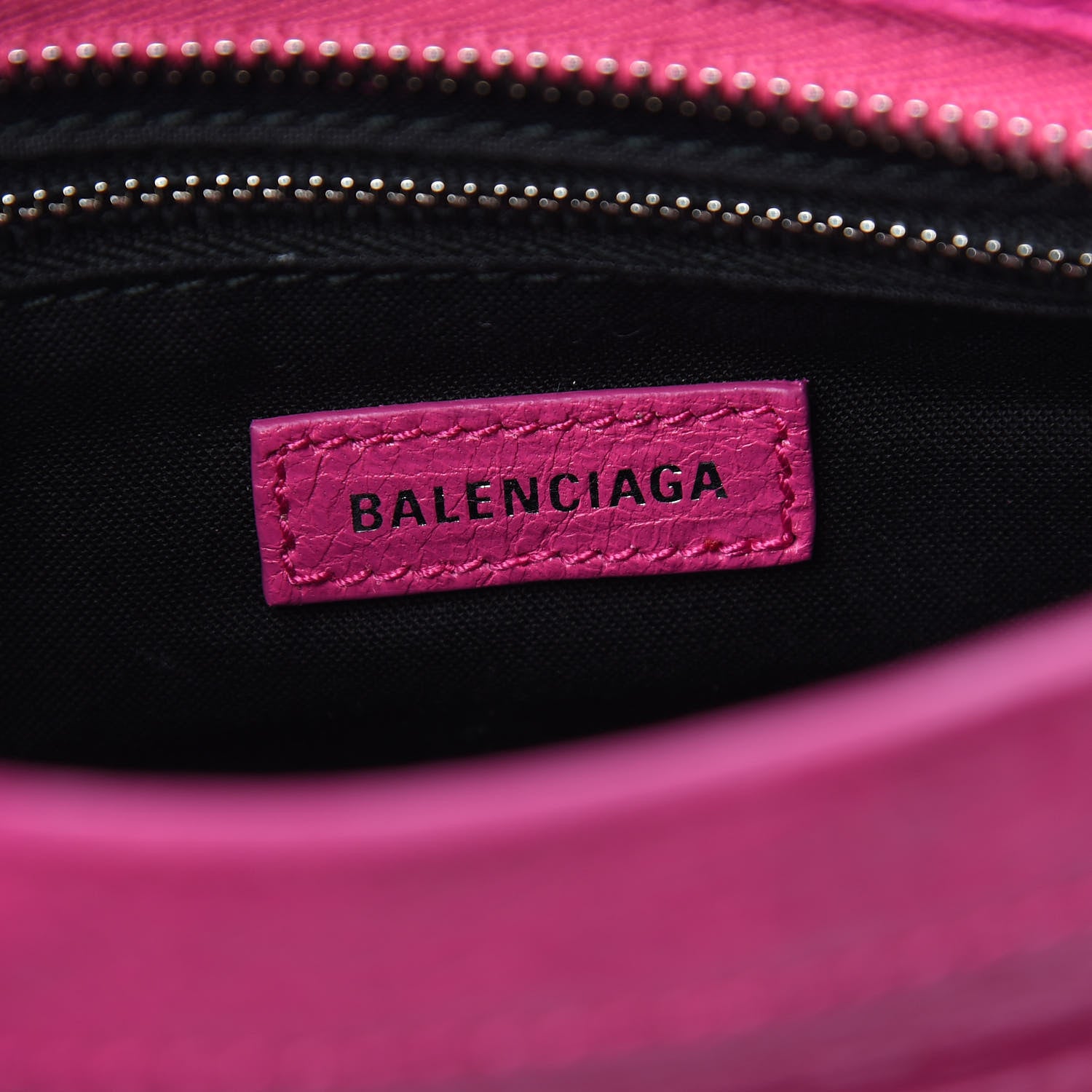 Balenciaga Agneau Classic Silver Hardware Mini City Rose Magenta 5 of 8