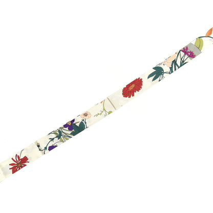 Gucci Silk Twill Flora Neck Bow White Multicolor 4 of 5