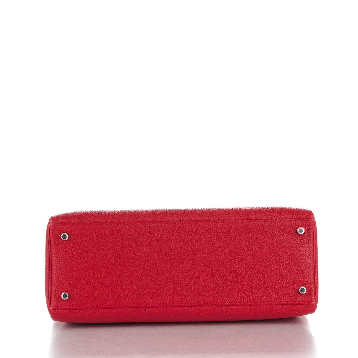 Hermes Togo Kelly Retourne 35 Rouge Casaque 6 of 26