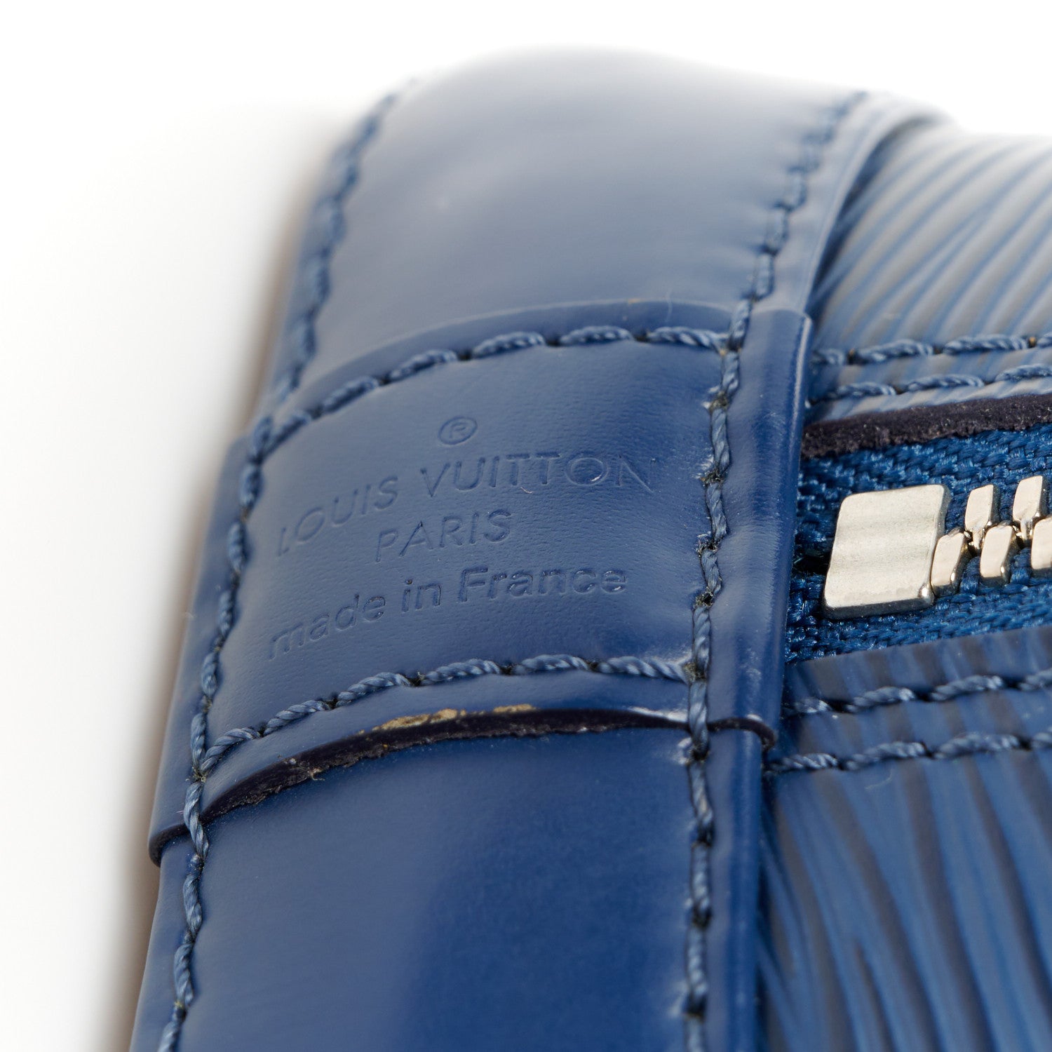 Louis Vuitton Epi Alma BB Indigo 10 of 13