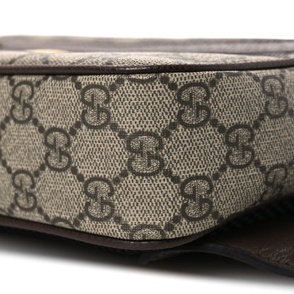 Gucci Soft GG Supreme Monogram Medium Ophidia Belt Bag  Dark Brown 10 of 10