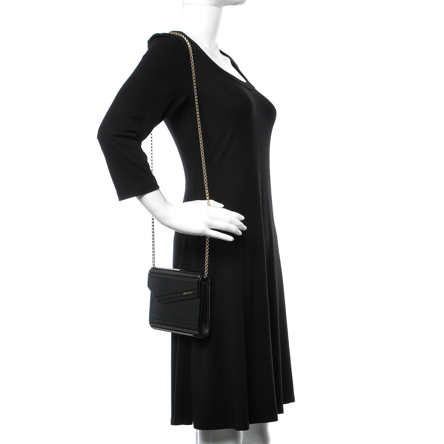 Acrylic Candy Clutch Black