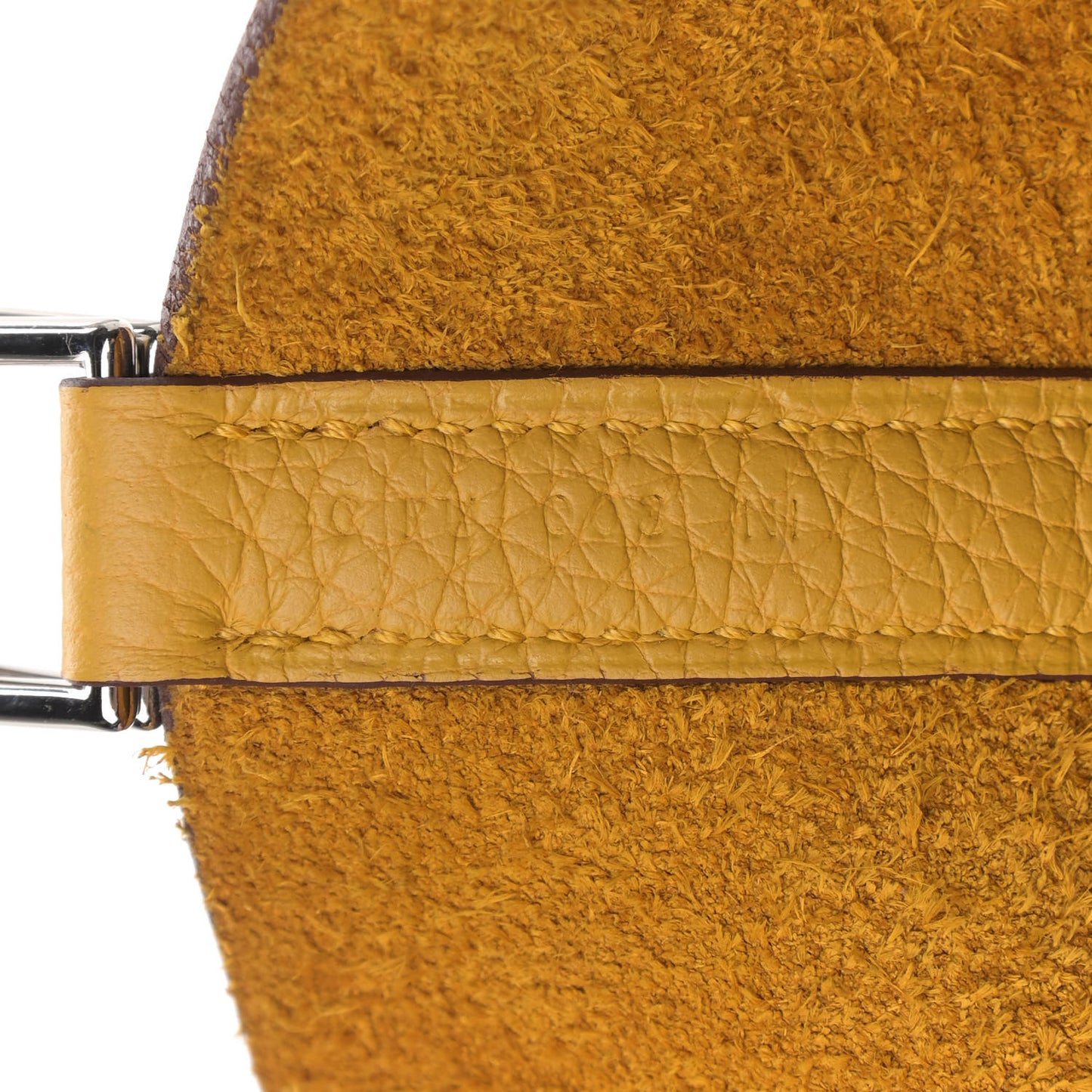 Taurillon Clemence Picotin Lock 22 MM Jaune Ambre