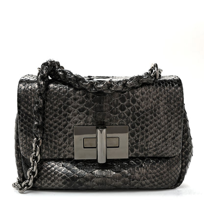 Tom Ford Snakeskin Natalia Shoulder Bag Black 1 of 11