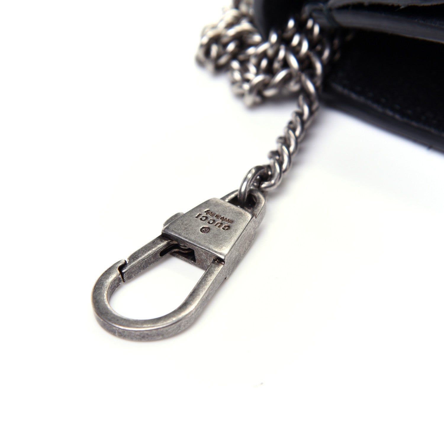 Gucci Suede Super Mini Dionysus Shoulder Bag Black 11 of 11