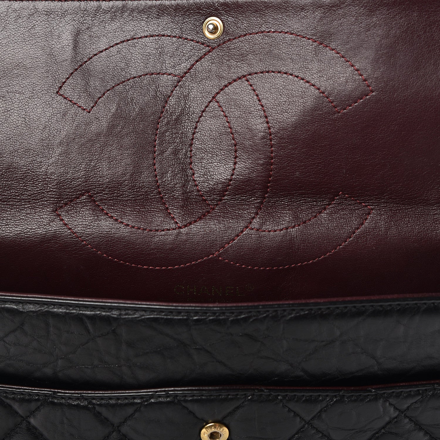 Chanel Aged Calfskin Quilted 2.55 Reissue 227 Flap Black 9 of 15